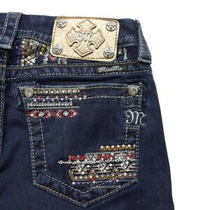 Miss Me Jeans 25 Signature Dark Wash Skinny